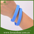 Customized Silicone Wristband For Wedding/Embossed Orange Silicone Bands